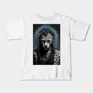 Emo Cheetah Kids T-Shirt